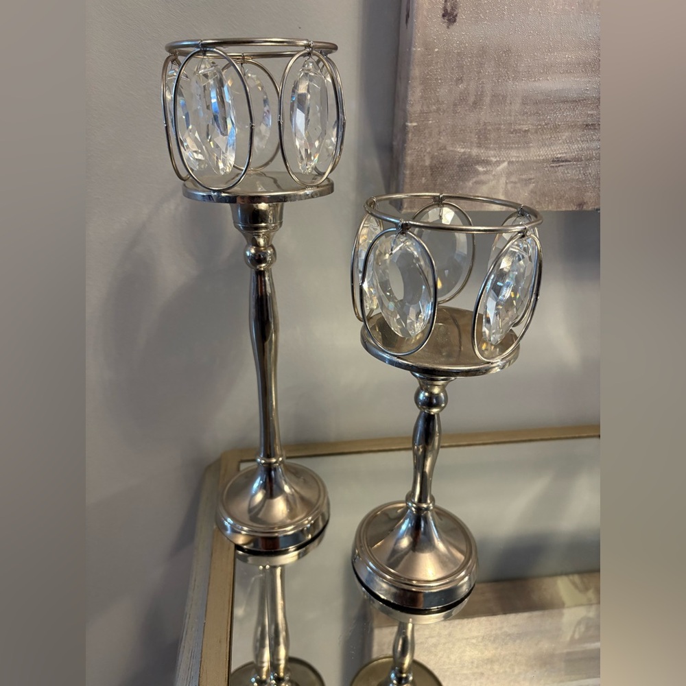 Urban Barn candle holders set of 2 EUC ret $139